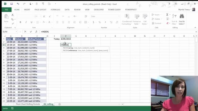 Excel Slicers for Rolling Periods смотреть онлайн