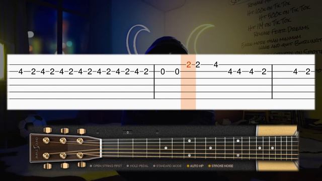 BoyWithUke - Toxic - EASY Guitar tutorial (TAB) смотреть онлайн