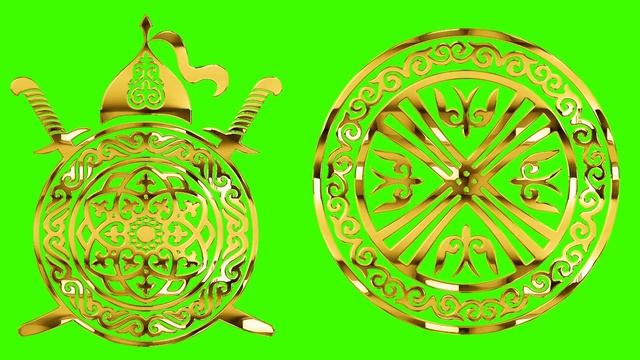 казахский орнамент 04 футаж Kazahstan Ornaments Futage