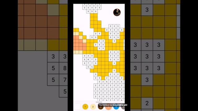 Sandbox раскраска по номерам/ рисунок номер 1/жираф смотреть онлайн