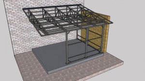 Проект веранды пристроенной к дому.