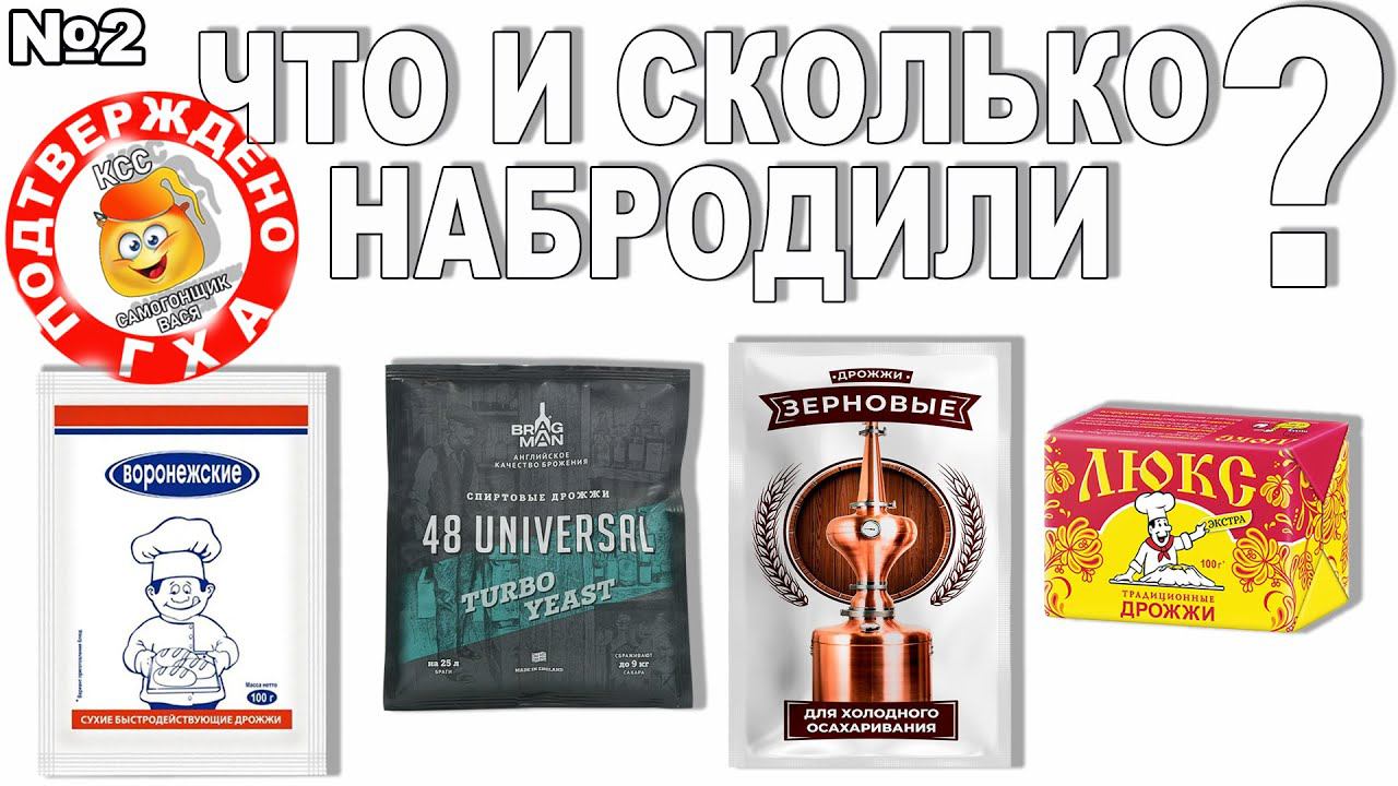 СРАВНЕНИЕ ГОЛОВ И ХВОСТОВ РАЗНЫХ ТИПОВ ДРОЖЖЕЙ ПО РЕЗУЛЬТАТАМ ГХ АНАЛИЗОВ. АНОНС СТРИМА С РОЗЫГРЫШЕМ смотреть онлайн