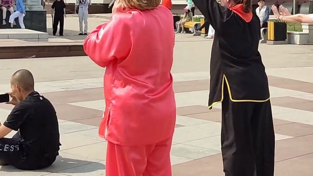#уланудэ #праздник #тайцзицюань Праздник на театральной площади