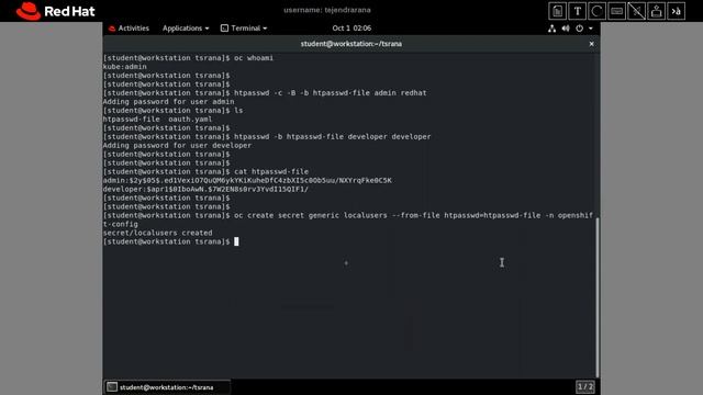 OpenShift Authentication & Authorization, htpasswd (OpenShift Administration Part-4) RedHat Ex280 смотреть онлайн