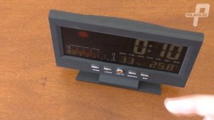 8082Т часы с будильником, термометром, гигрометром из Китая