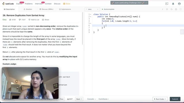 Remove Duplicates from sorted array смотреть онлайн