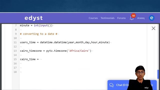Mini-Project Using Python | Time Zone Converter | Edyst смотреть онлайн