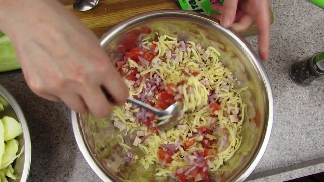 Кабачки с начинкой. Очень вкусные запеченные кабачки! смотреть онлайн