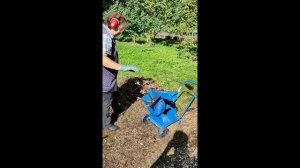 Отзыв от благодарного клиента о работе садового измельчителя веток "Дровосек" мод. МР300.