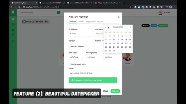 Puerto Family Tree Script (PHP) - New Features v1.0.1 смотреть онлайн