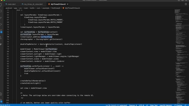 Load 3d model in a flutter project without third party lib with Kotlin and Swift & without Impeller смотреть онлайн