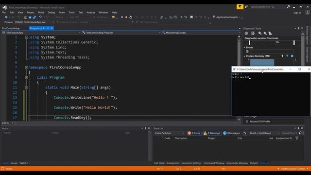 Visual Programming with C# - Console Applications Part 1 смотреть онлайн