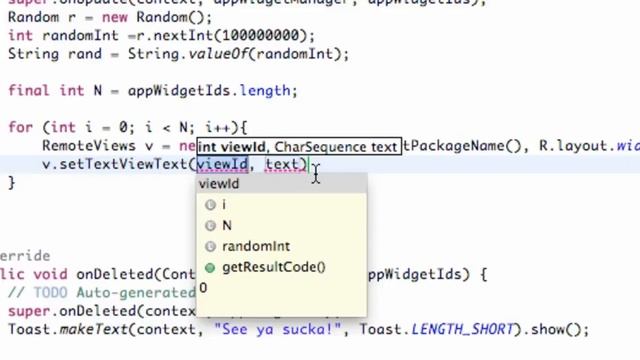 Android Developing Applications Tutorial 164 Updating a Widget TextView смотреть онлайн