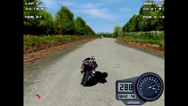 Moto Racer 2 1998 Gameplay (Scenic Valley-Brittany) смотреть онлайн