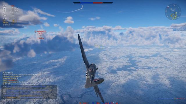 War Thunder // Air RB Gameplay: Typhoon Mk Ib/L смотреть онлайн