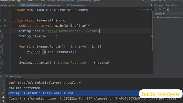 #1 || How to reverse a string without using reverse() method in java with explanation || Java смотреть онлайн