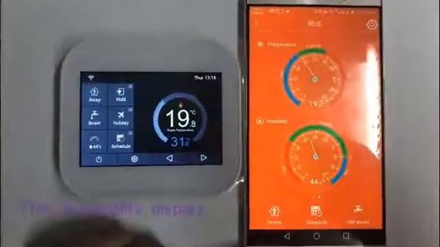 Wifi color touch screen thermostat for fan coil with English/German/Polish/Czech/Italian/Spainish смотреть онлайн