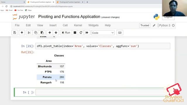 pivoting DataFrame | Function Application| Part - 8 | Python смотреть онлайн