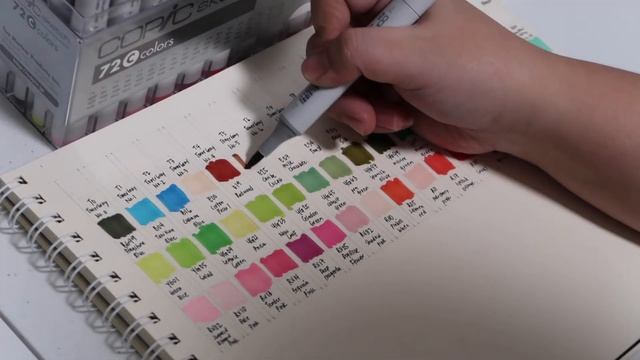 Copic Sketch Set C 72 Swatches смотреть онлайн