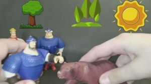Три Богатыря - Прогулки в лесу / Фигурки Prosto Toys