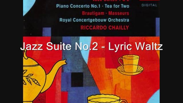 Dimitri Shostakovich Jazz Music Jazz Suite No2 Lyric Waltz