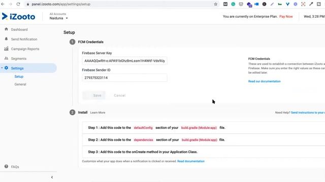 How To Set Up iZooto's App Push Notifications For Android смотреть онлайн