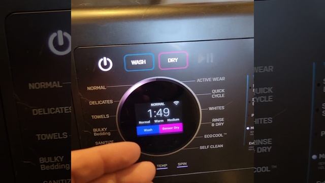 GE profile 4.8 cu ft capacity all in one washer dryer combo energy star review model PFQ97HSPVDS смотреть онлайн