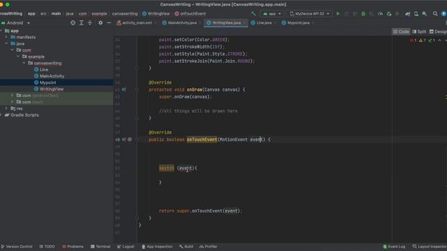 Android Canvas - Custom Drawing and Writing. смотреть онлайн