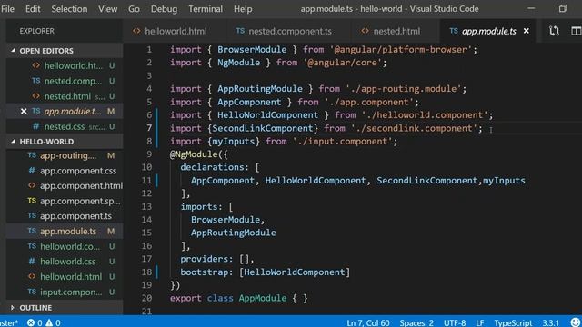 Angular 7 - Nesting a Component inside a Parent смотреть онлайн