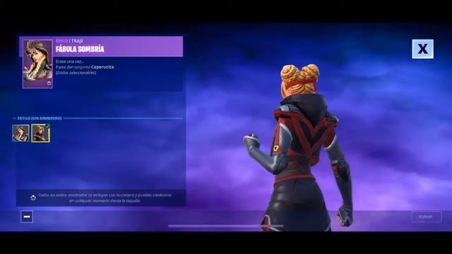FORTNITE FABULA SOMBRIA (GRIM FABLE) TRAJE смотреть онлайн