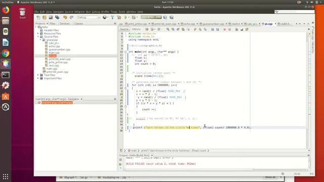 Teaching how to compute pi using C++ and Monte Carlo method смотреть онлайн