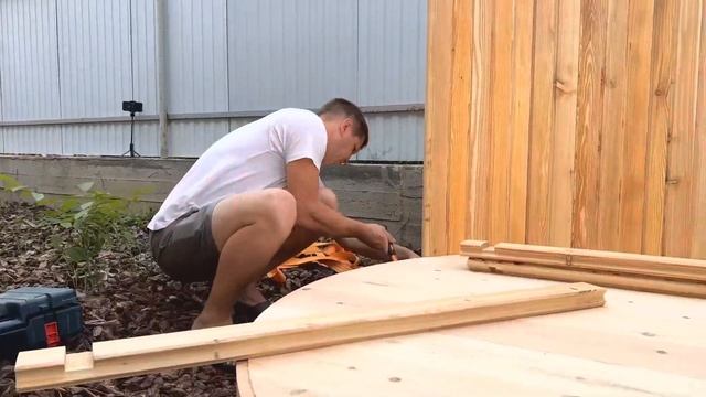 Парень собрал банный чан купель с подогревом (печкой на дровах) своими руками смотреть онлайн