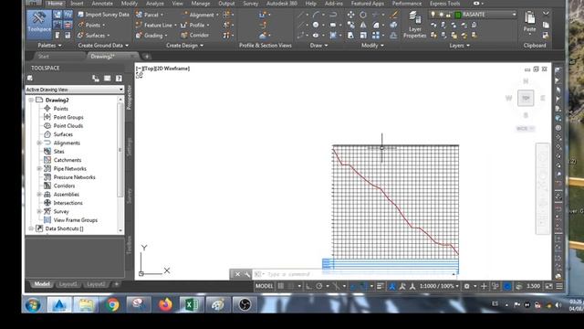 DESCARGA LISP CREAR PERFIL LONGITUDINAL AUTOCAD EN 3 MINUTOS DATOS DEL NIVEL AUTOMÁTICO TOPOGRÁFICO смотреть онлайн
