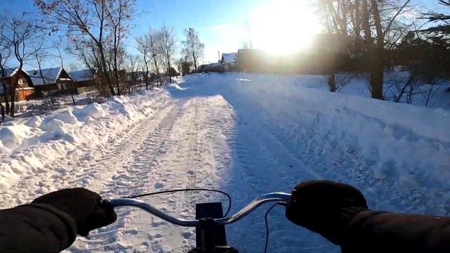 ЭлектроВелосипед ФЭТ Салют! Поездка в солнечный день. смотреть онлайн
