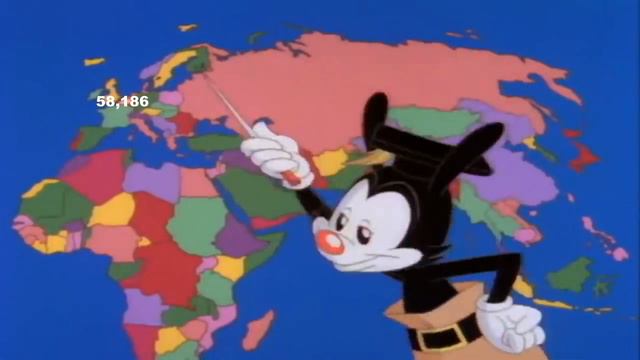 Yakko's World but he counts confimed coronavirus cases смотреть онлайн
