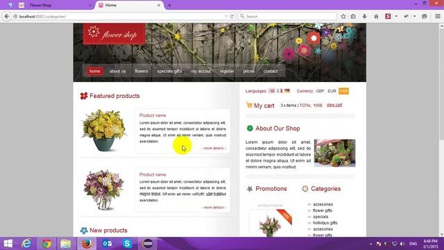 Building CodeIgniter Template from HTML Template смотреть онлайн