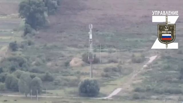 Уничтожение из ПТРК "Фагот" вышки связи ВСУ в н.п. Бояро-Лежачи Сумской области