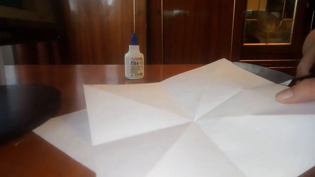 Объемная звезда на Елку из бумаги смотреть онлайн