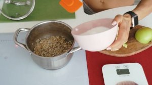 Овсяная каша с белками