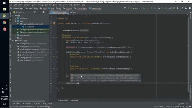 Intro to firebase with Android Studio - Saving Data - Beginner to Professional - Part 3 смотреть онлайн