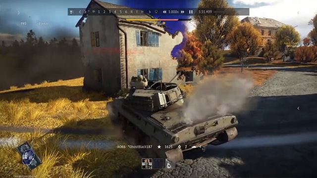War Thunder M18 Hellcat Undercover Beast RB Replay смотреть онлайн