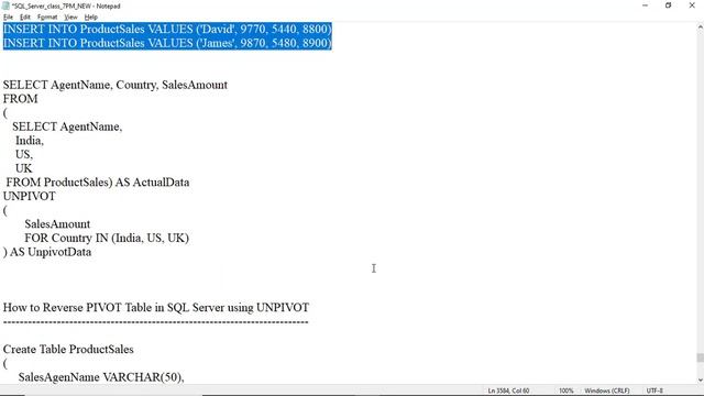 Pivot and Unpivot in SQL Server смотреть онлайн