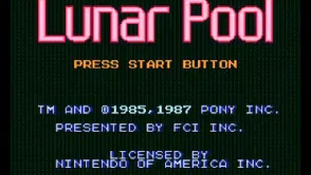 Lunar Pool (NES) Music - Game Theme смотреть онлайн