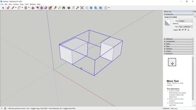 Sketchup How To Ungroup Objects смотреть онлайн