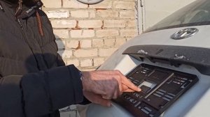 УСТАНОВКА КВАДРАТНОГО НОМЕРА НА TOYOTA PROBOX