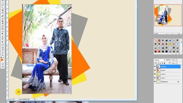 Tutorial membuat kolase foto sederhana dengan photoshop CS 3 смотреть онлайн