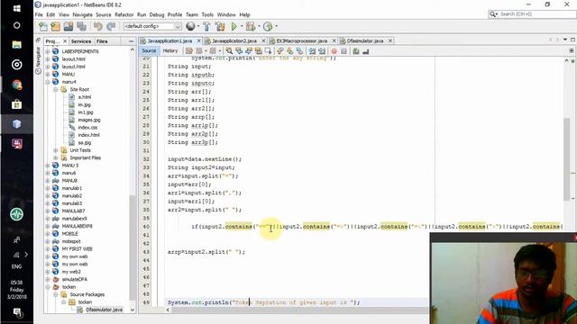 TOKEN SEPARATION using java programming смотреть онлайн