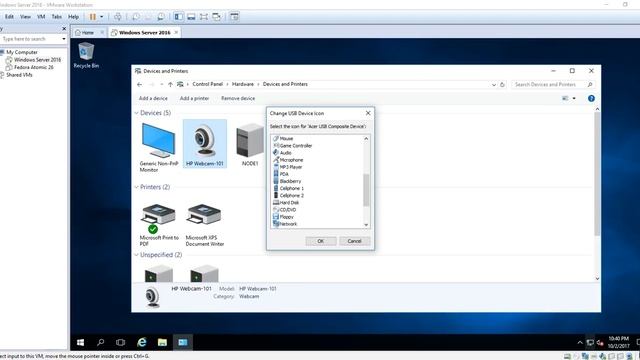 Подключение физического оборудования | VMware® Workstation 14 Pro