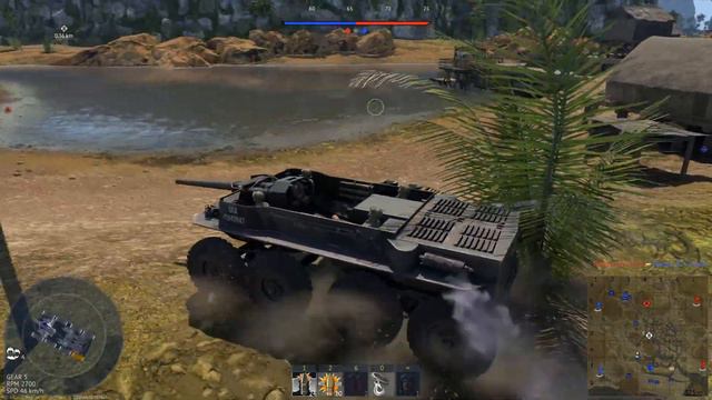 Speed on 8 wheels! T55E1 Chaffee and Sherman [Warthunder] Tank RB смотреть онлайн