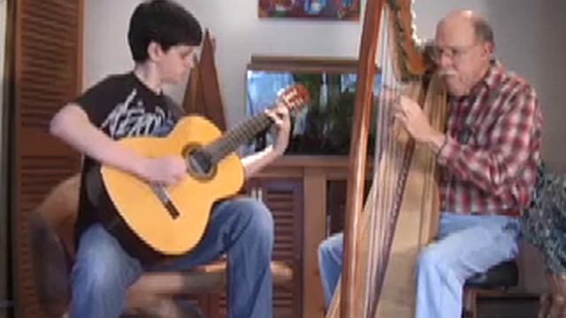 harp channel -Guitar Boogie Shuffle-Jonathan Ellison, guitar смотреть онлайн